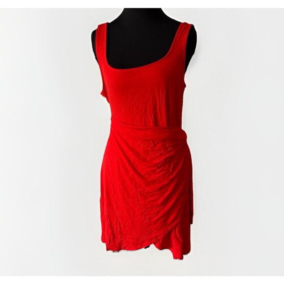 The Vanity Room Coverup Red Dress Women's Size XL Resort Cruise Beach - Picture 1 of 15